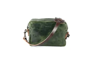 SARAH LEATHER CROSSBODY - MEDIUM - JADE BISON