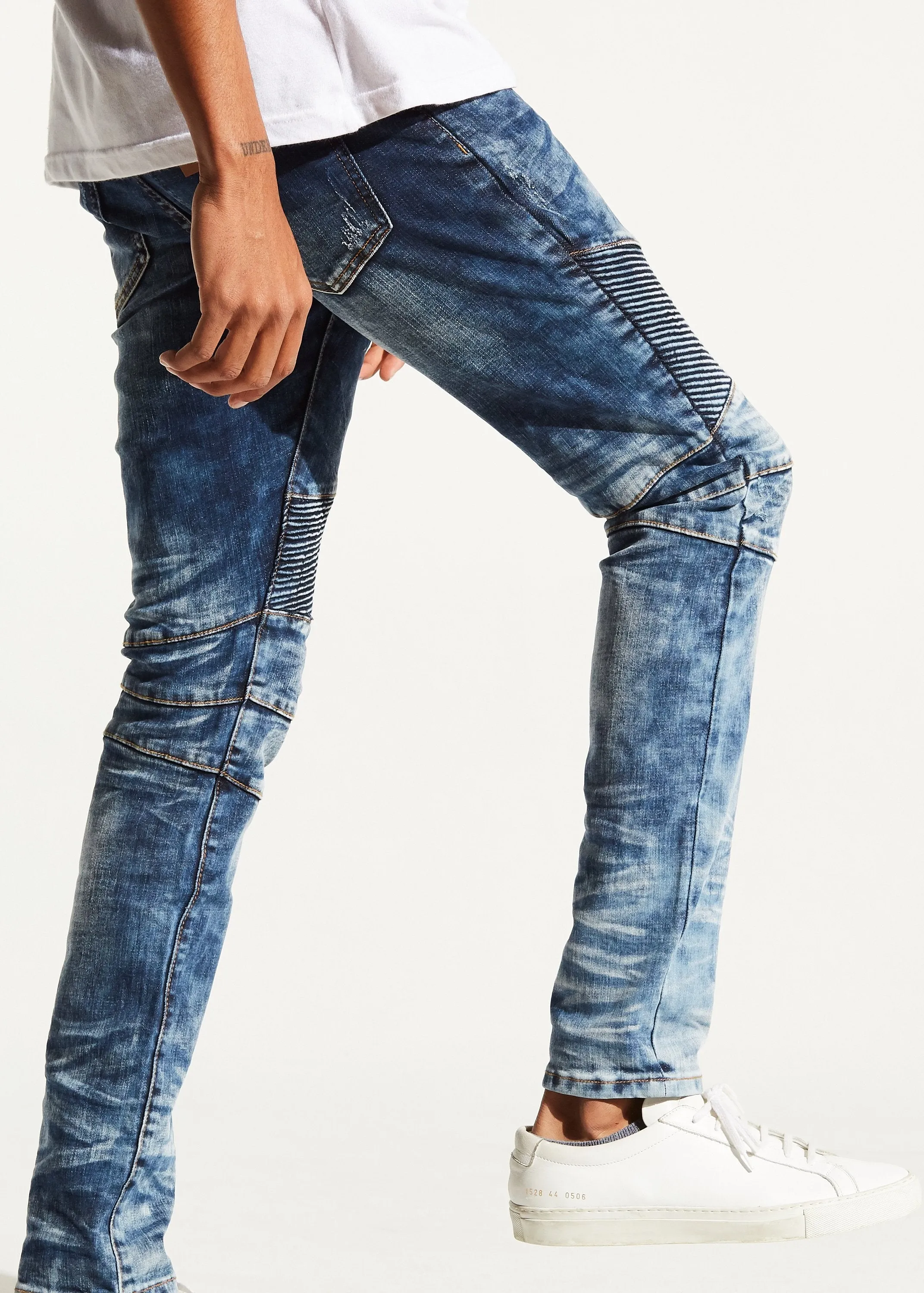 Skywalker Biker Denim (Deep Blue)