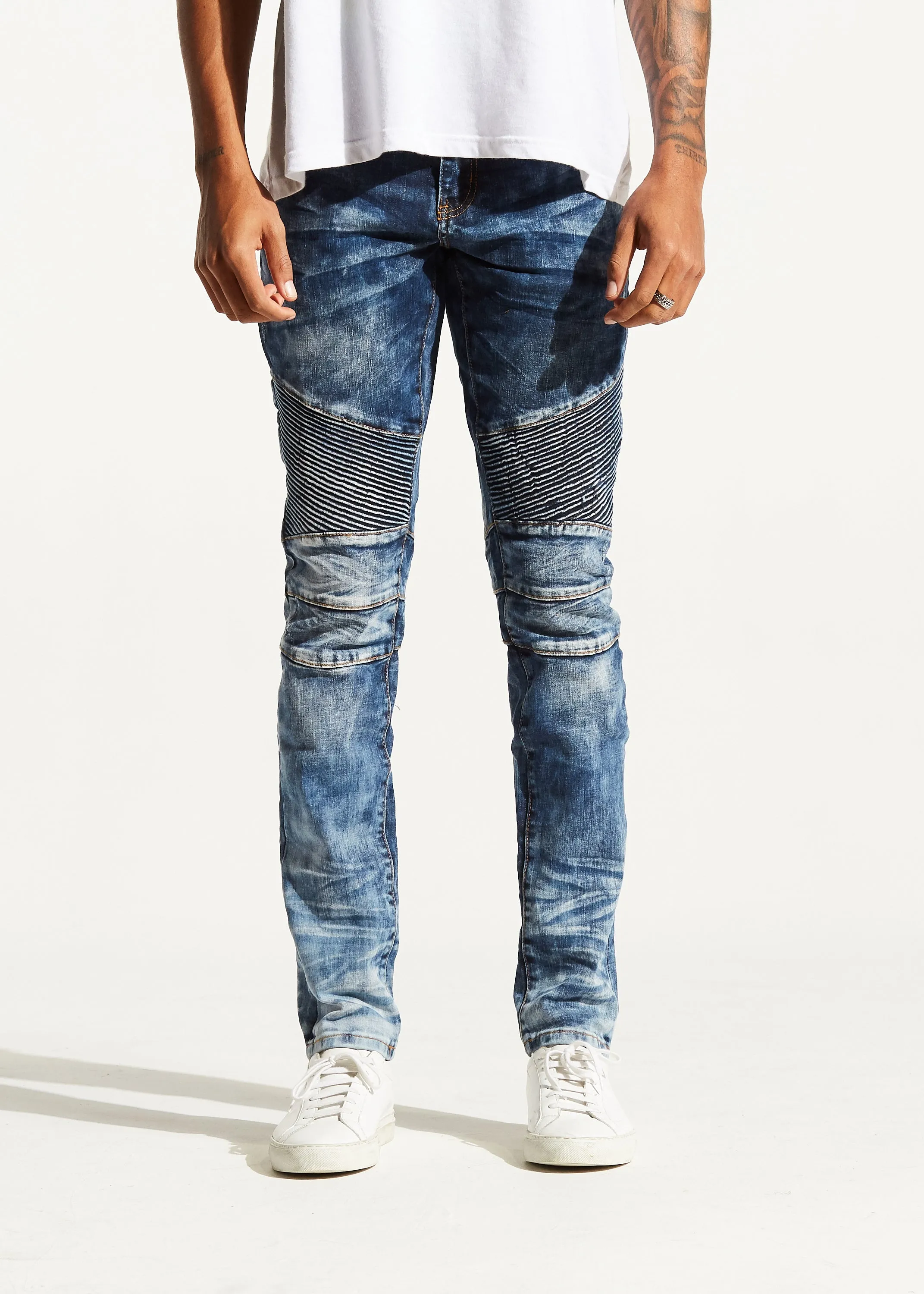 Skywalker Biker Denim (Deep Blue)