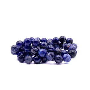 Sodalite 10mm Smooth Rounds Bead Strand