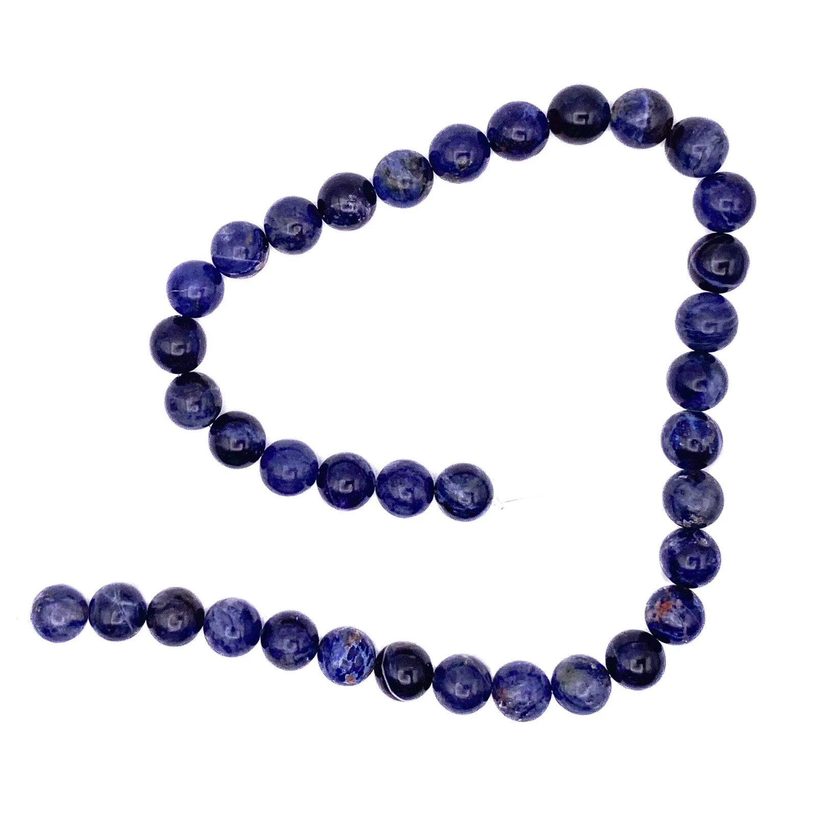 Sodalite 10mm Smooth Rounds Bead Strand