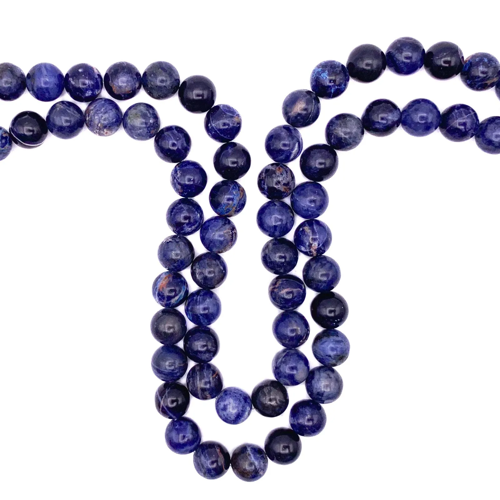 Sodalite 10mm Smooth Rounds Bead Strand