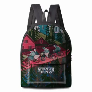 Stranger Things Backpack Student Large Capacity Backpack Portable Printing Children's Male Schoolbag