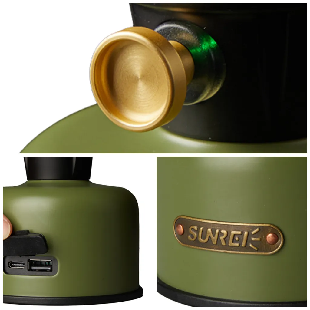 Sunrei Lampu Camping Green Light 2023