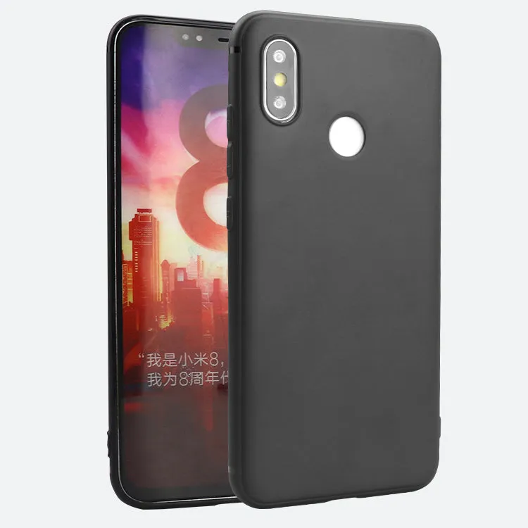 Super Slim Matte TPU Case For Xiaomi 8