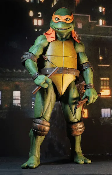 Teenage Mutant Ninja Turtles (Movie) Michelangelo 1/4th Scale Figure by Neca