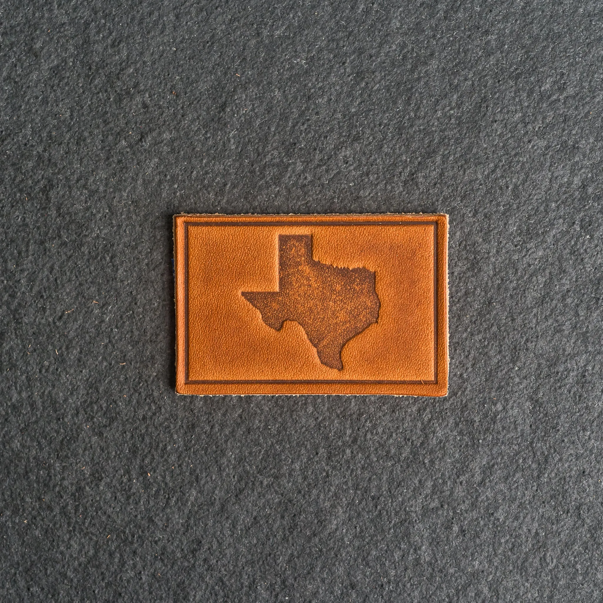 Texas Leather Patches with optional Velcro added