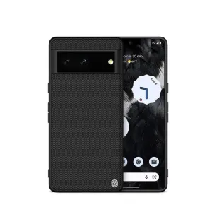 Textured Nylon Fiber Soft TPU Phone Case For Google Pixle 6A