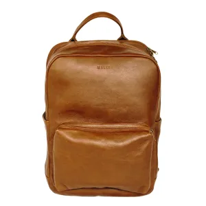 The Hunter Laptop Backpack in Toffee