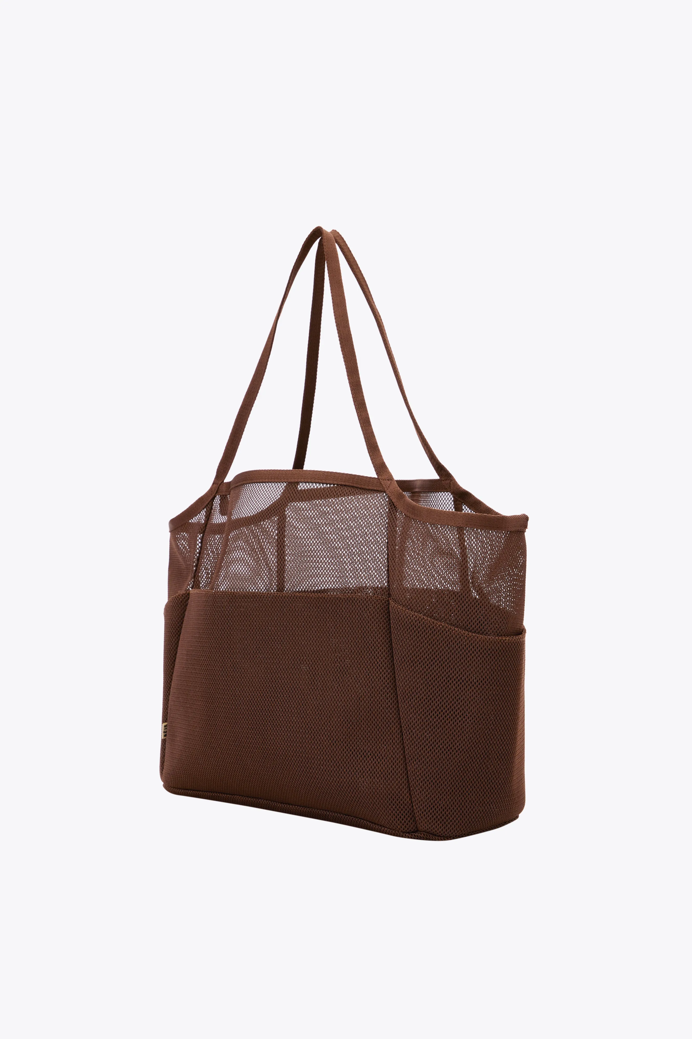 The Mesh Beach Tote in Maple