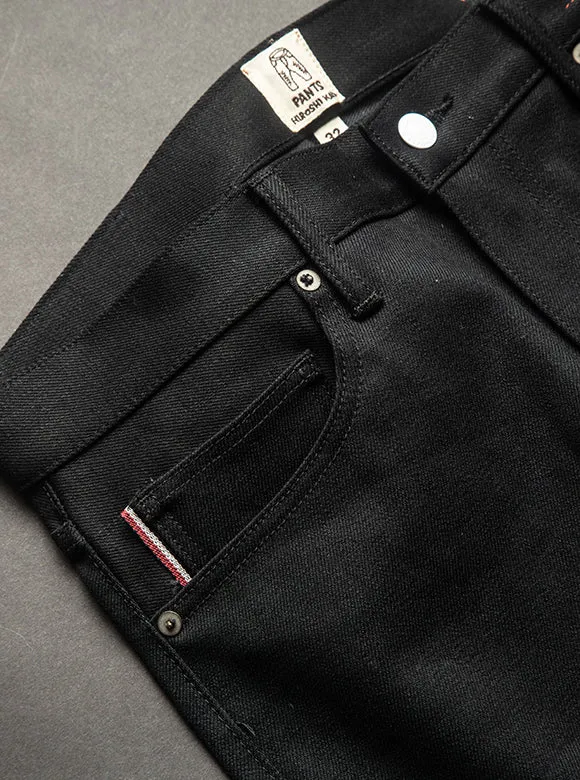 The Pen Slim - Black Raw 14oz Selvedge