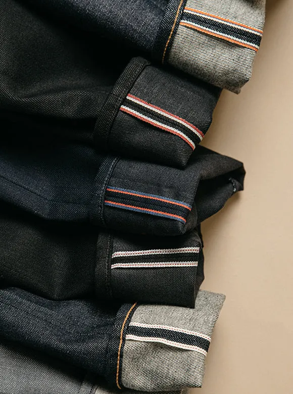 The Scissors Slim tapered - Indigo Black Raw 10.5oz Selvedge