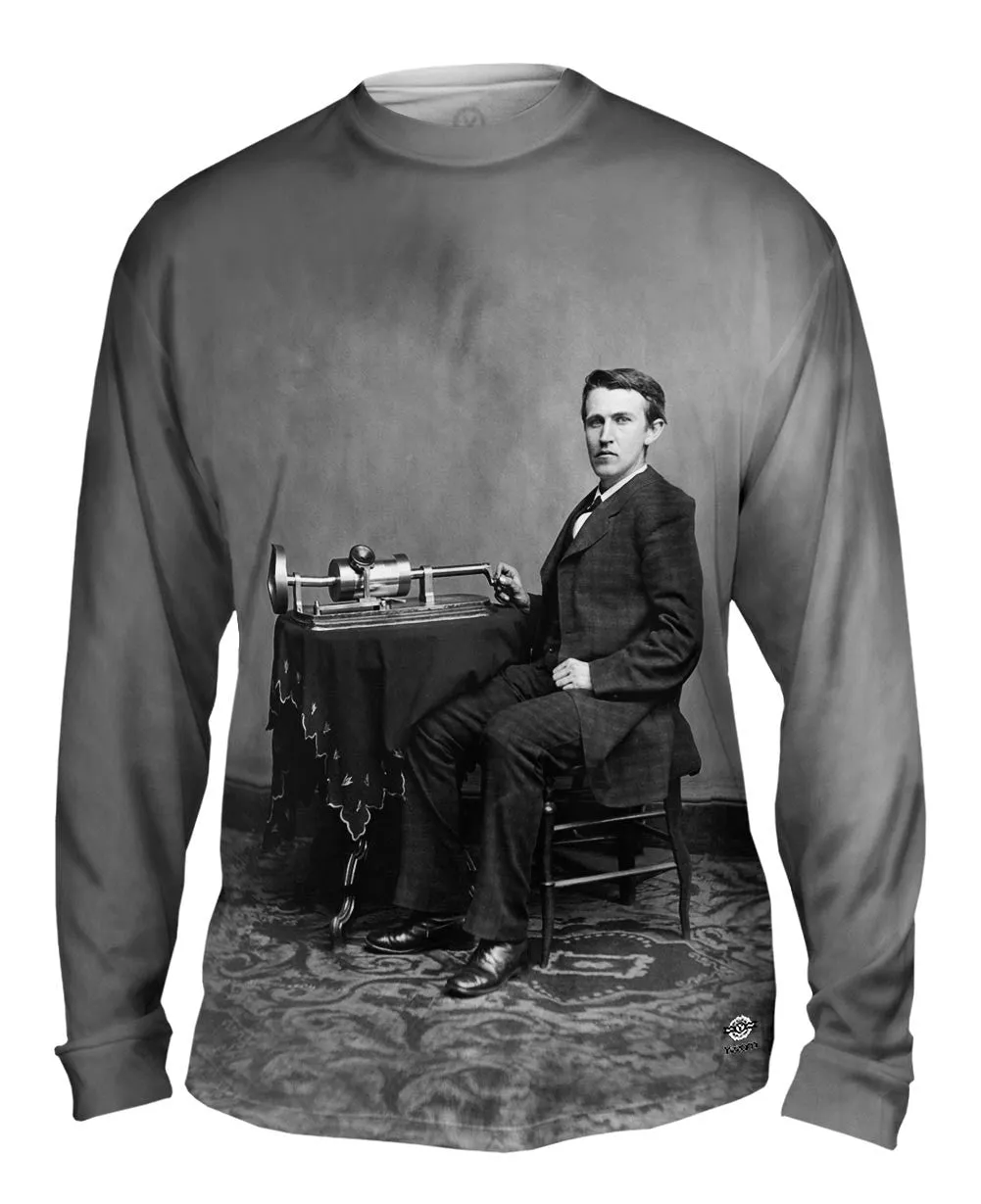 Thomas Edison And Phonograph