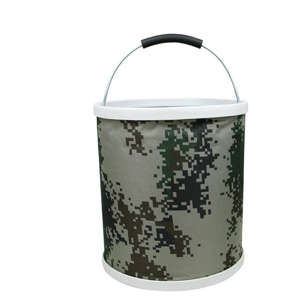 Travel and Gardening - Portable Folding Wash Basin Water Container Pail,