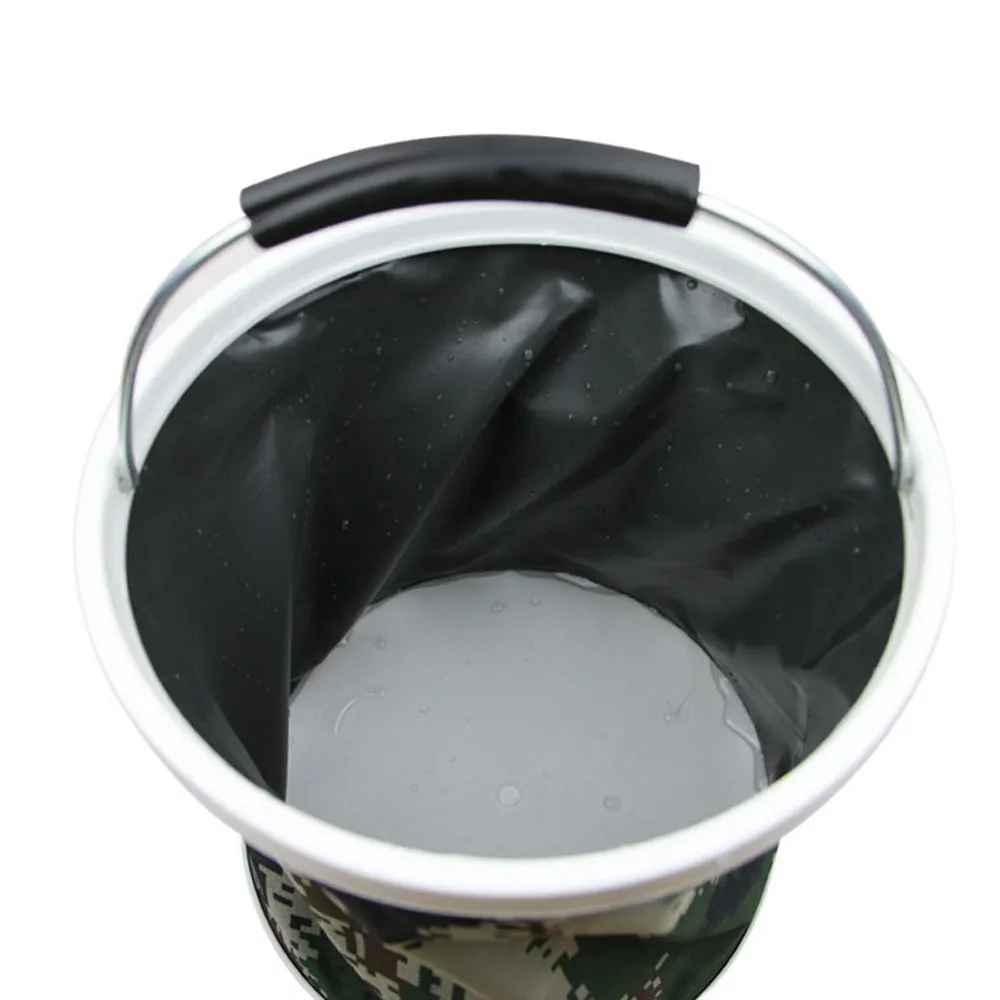 Travel and Gardening - Portable Folding Wash Basin Water Container Pail,