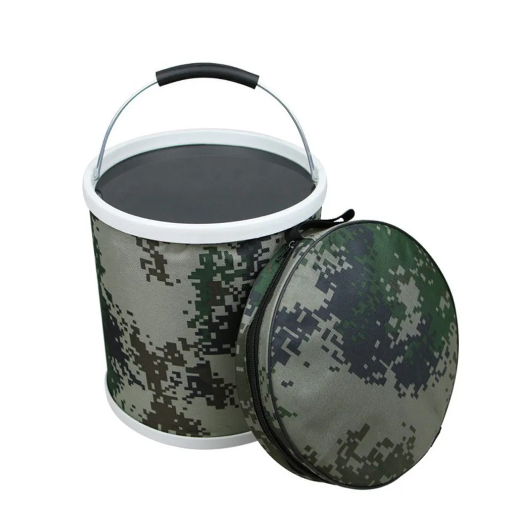 Travel and Gardening - Portable Folding Wash Basin Water Container Pail,