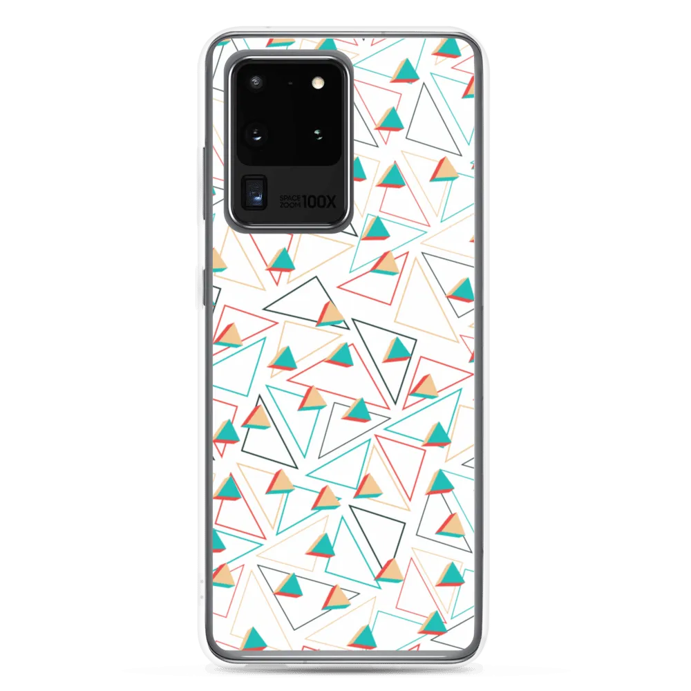 Triangular Candied White Samsung Case