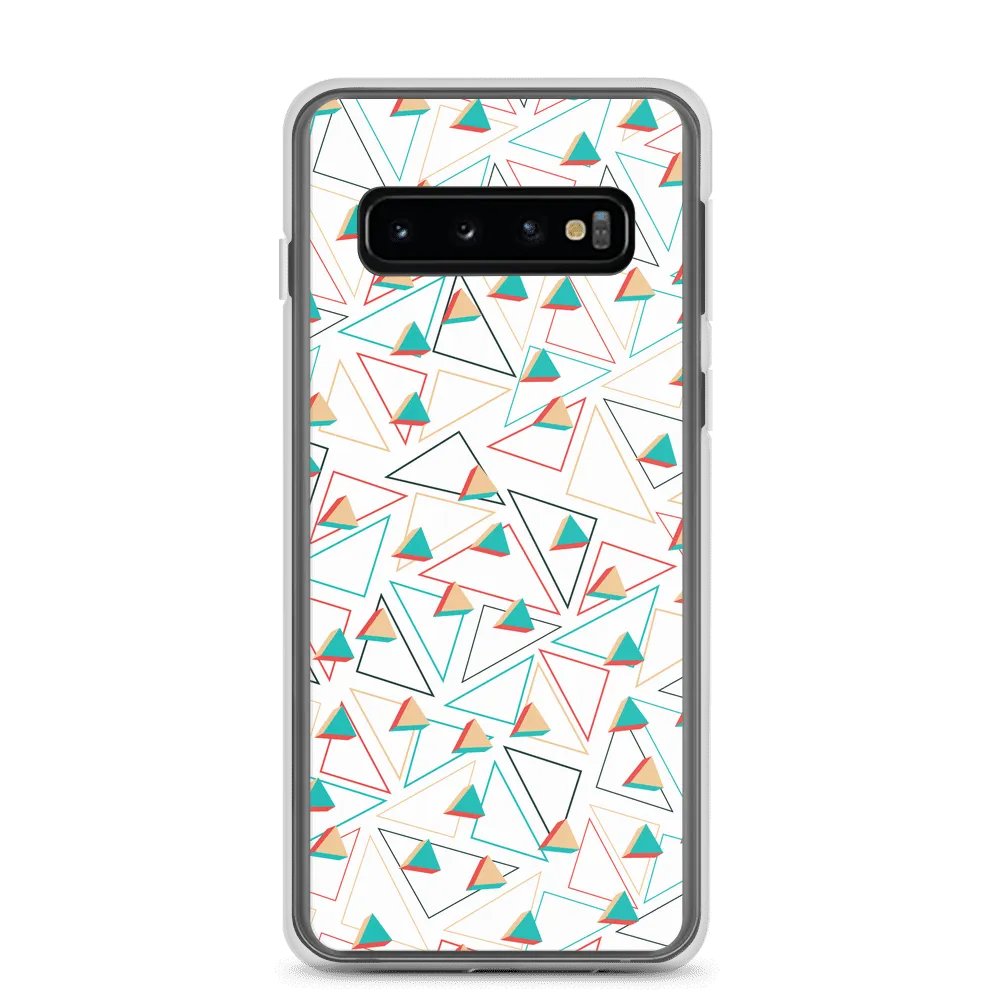 Triangular Candied White Samsung Case