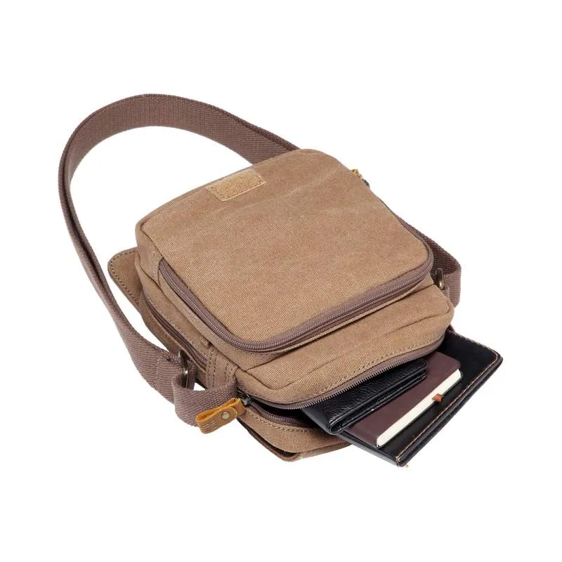 Troop London TRP0239 Classic Body Bag in Brown