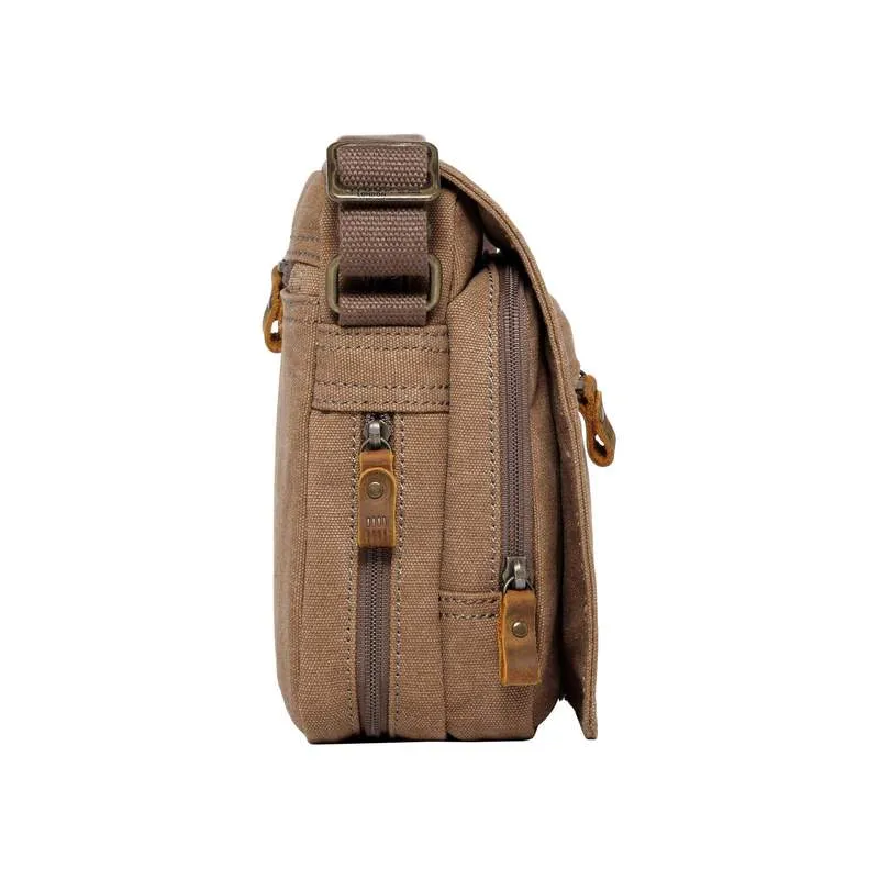 Troop London TRP0239 Classic Body Bag in Brown