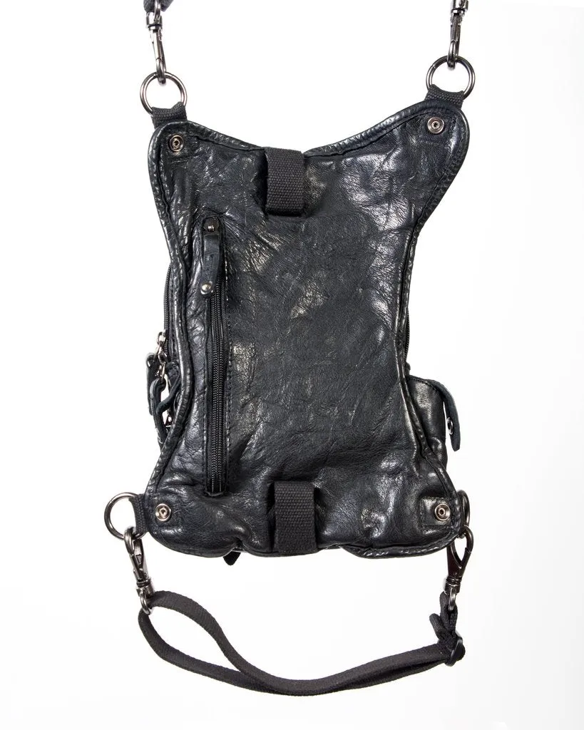 Ukoala Cowboy Black Leather Bag