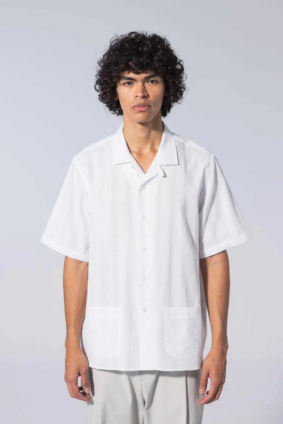 Unfeigned - Short Sleeve Shirt S1 Maui - White