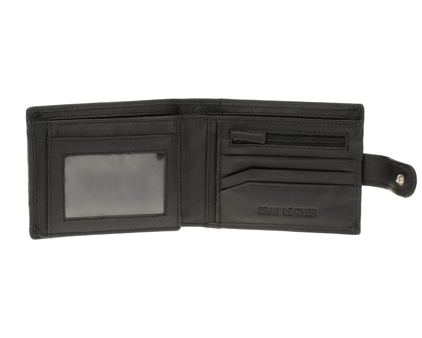 Utility Wallet | Black Leather