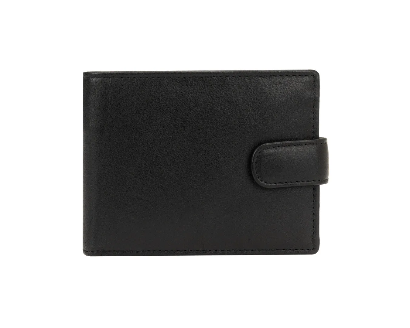 Utility Wallet | Black Leather