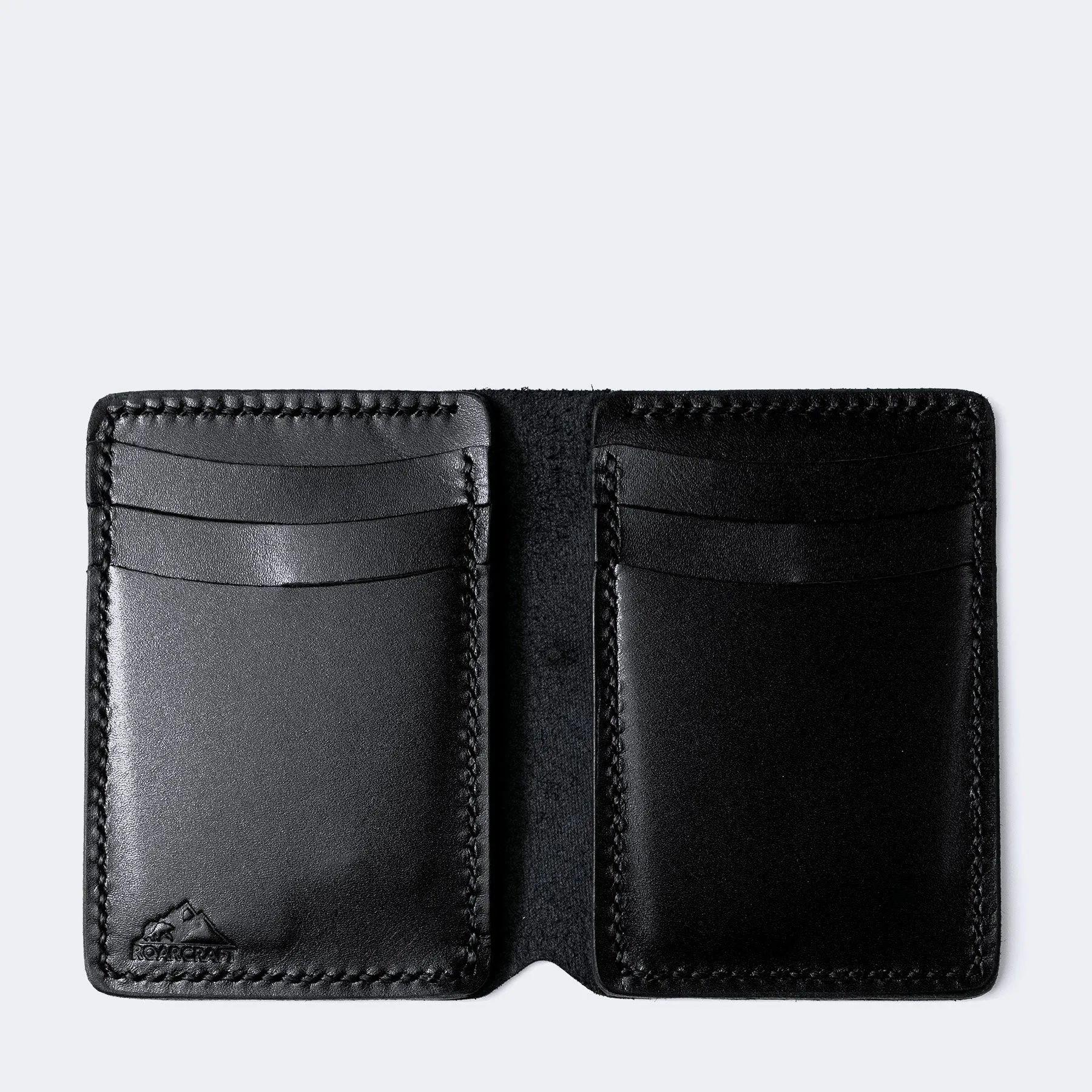 Vertical Bifold Leather Wallet - Laodikya