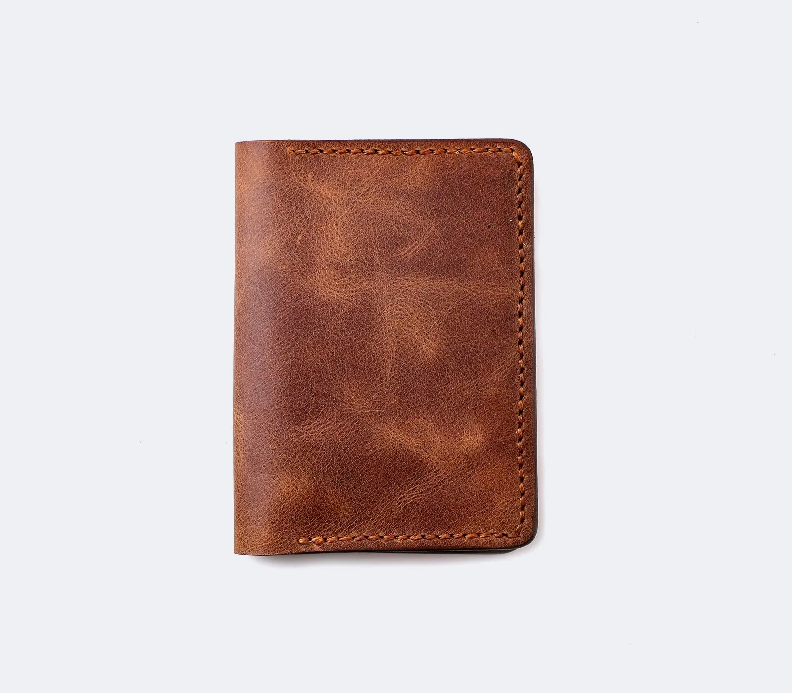 Vertical Bifold Leather Wallet - Laodikya