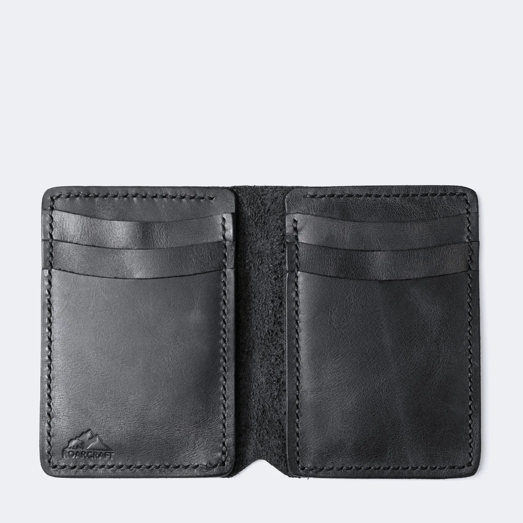 Vertical Bifold Leather Wallet - Laodikya