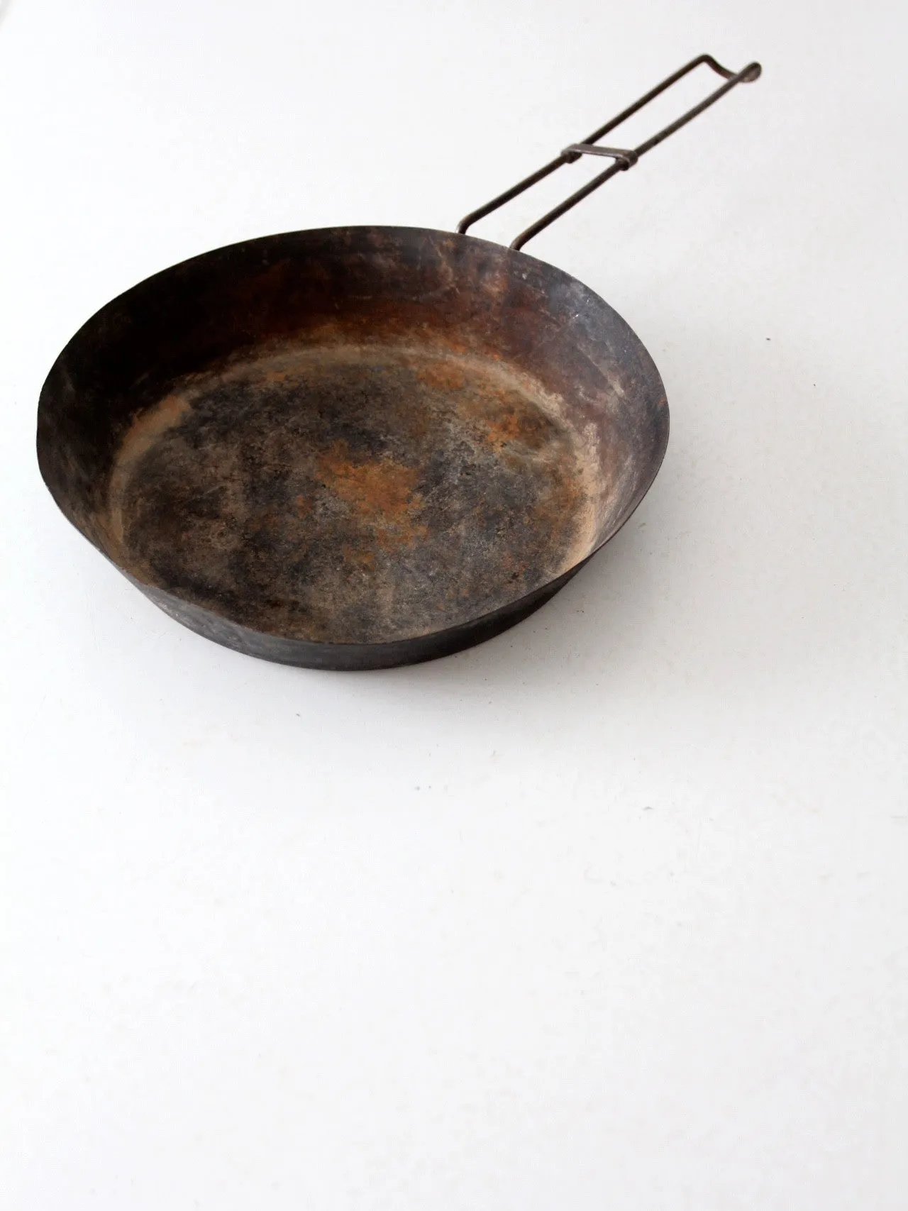 vintage camping skillet