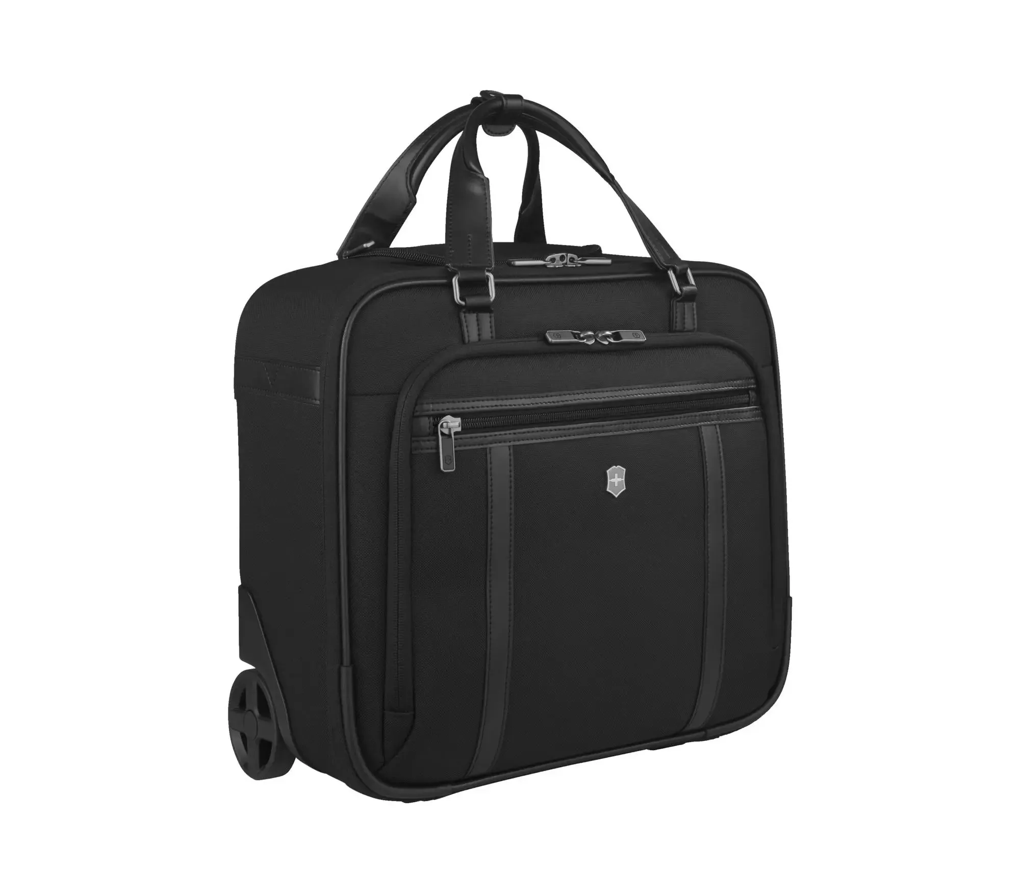 WERKS Professional CORDURA Wheeled Business Brief Compact - Black