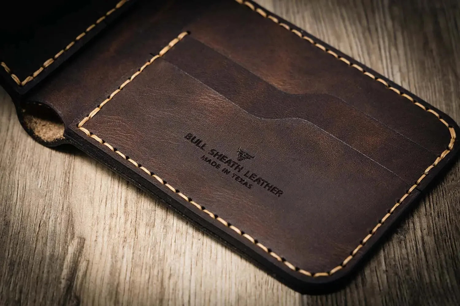 Western Bifold Wallet - Walnut Brown