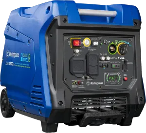 Westinghouse iGen4500DFc Inverter Generator 3700W/4500W 30 Amp Remote Start Dual Fuel with CO Sensor New