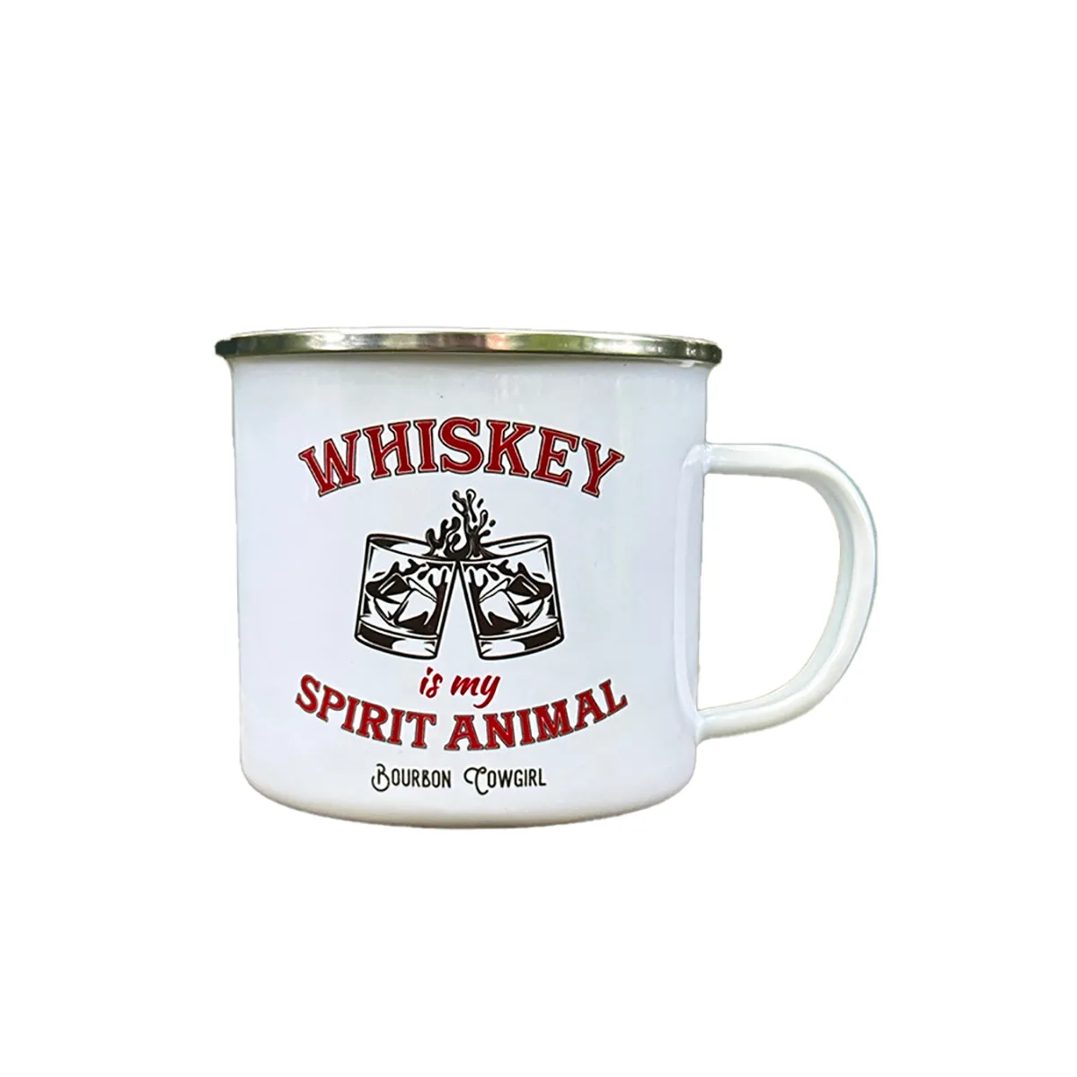 Whiskey is My Spirit Animal Campfire Mug