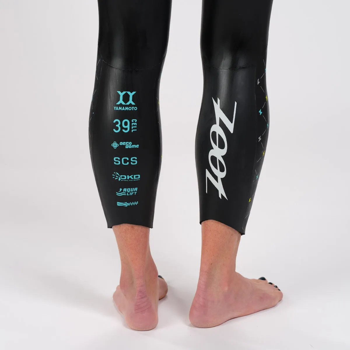 Women's Bolt 2.0 Wetsuit - Neon Yellow/Blue