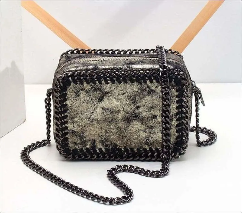 Womens Fashion Cross body Braided Woven Carmera Bag