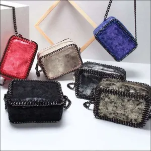 Womens Fashion Cross body Braided Woven Carmera Bag