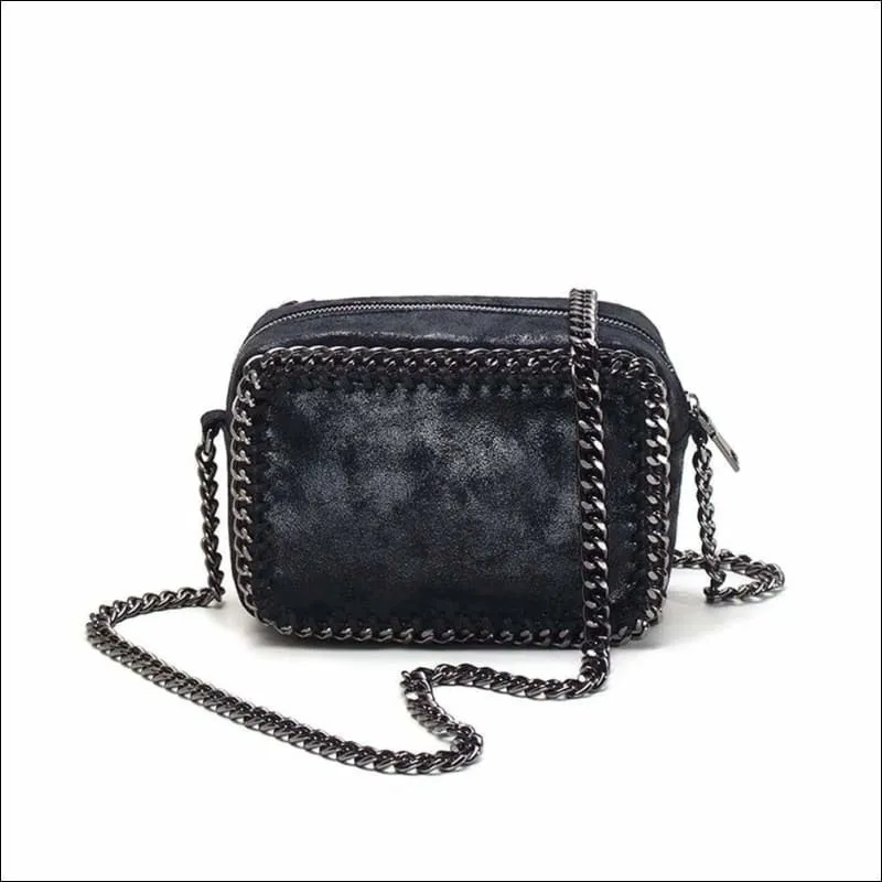 Womens Fashion Cross body Braided Woven Carmera Bag