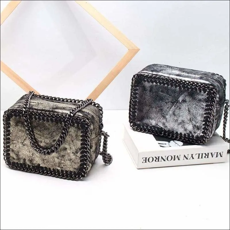 Womens Fashion Cross body Braided Woven Carmera Bag