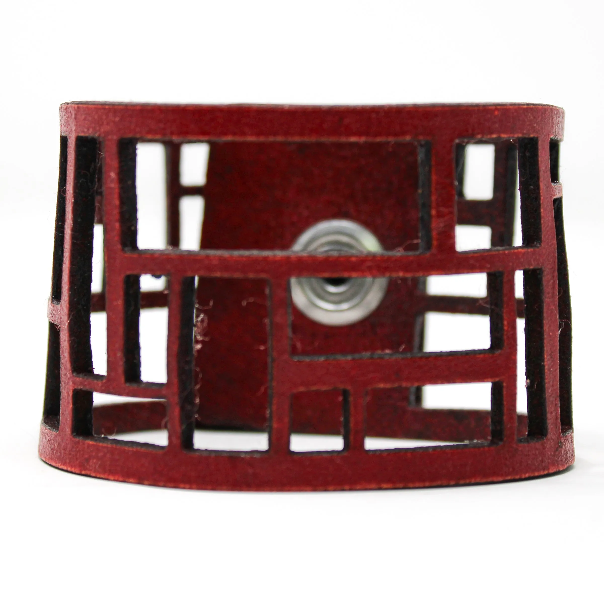 Women's Leather Cuff - Rectangle Cuts Cuff