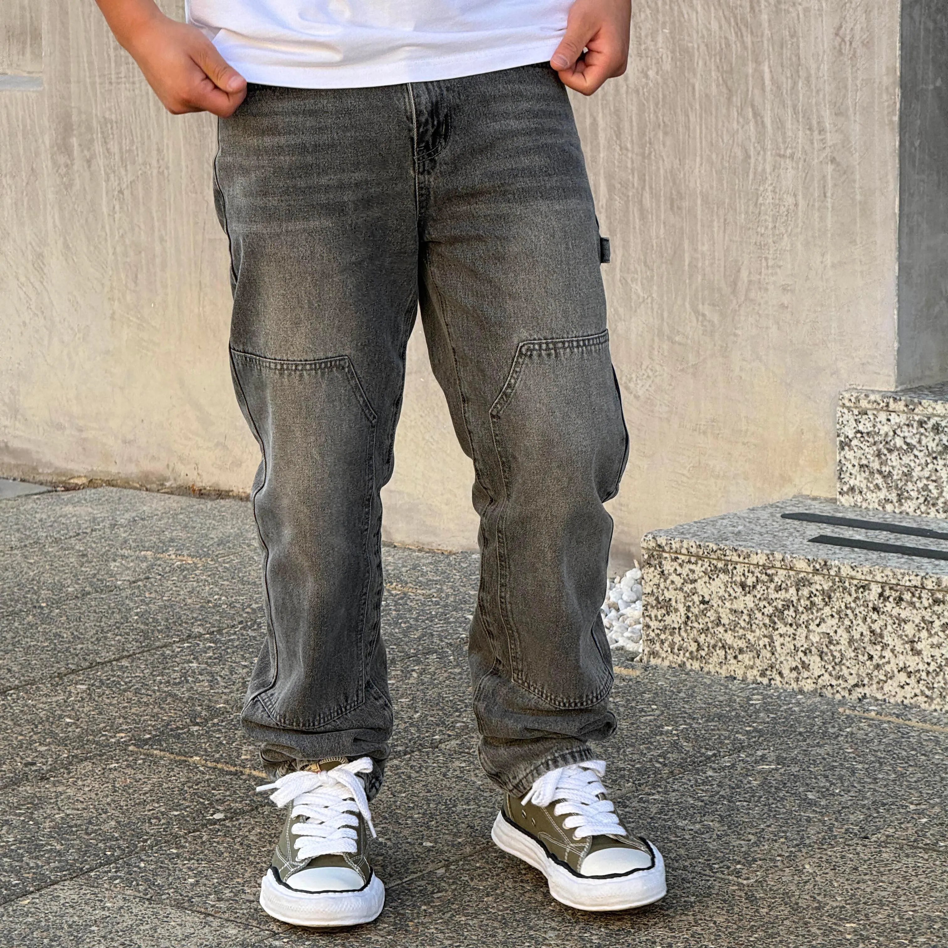 Workman Denim - Washed Grey