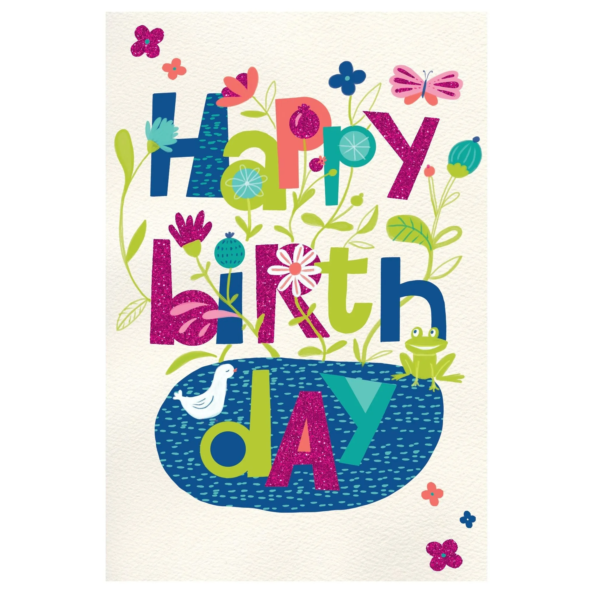 Year Grow Beautiful Birthday Card