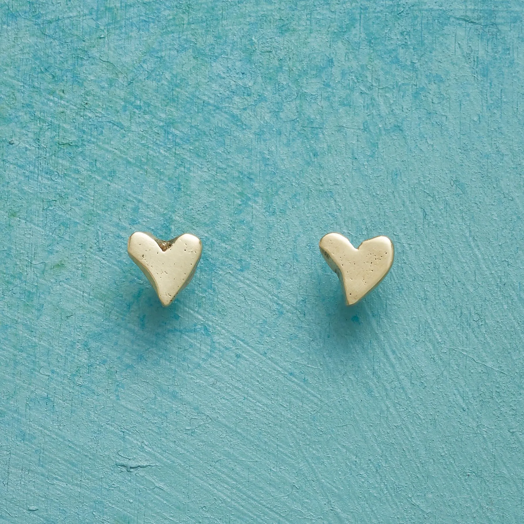 Yellow Gold Precious Love Earrings